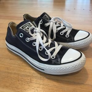 Converse navy sneakers